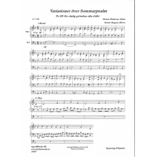En vänlig grönskas rika dräkt /Sommarpsalm/ 5 Variationer/Magnus Kilve'n